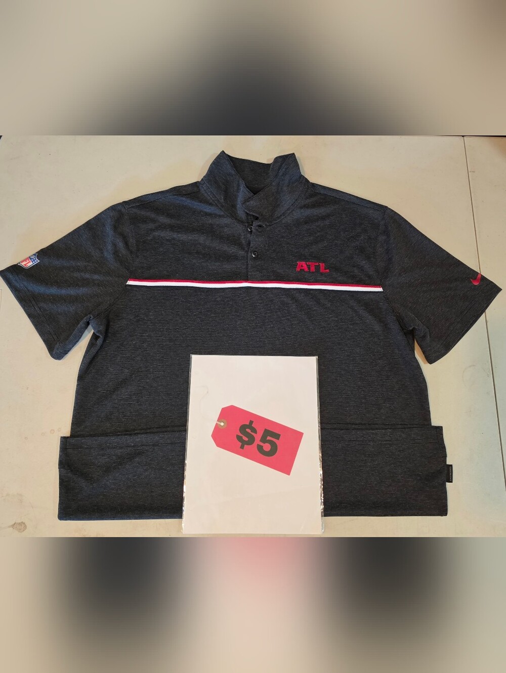 NFL Atlanta Falcons On Field Apparel Polo DriFit Size XL $5.00